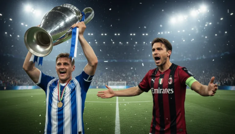 European football captains celebrating victory and demonstrating leadership on the field.