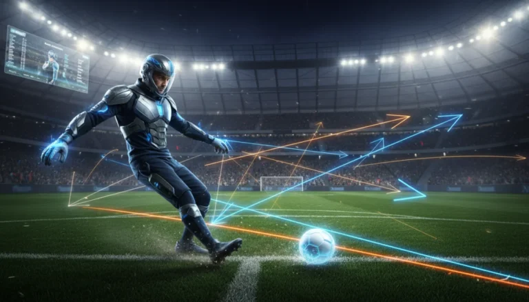 Goalkeeper initiating build-up play with precise pass