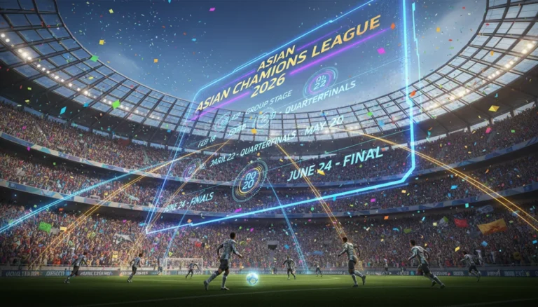 Dynamic illustration of ACL 2026 calendar impacting player performance
