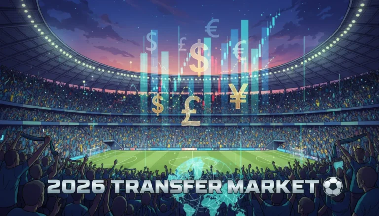 Inflation's impact on European football player valuations in 2026 transfer market.